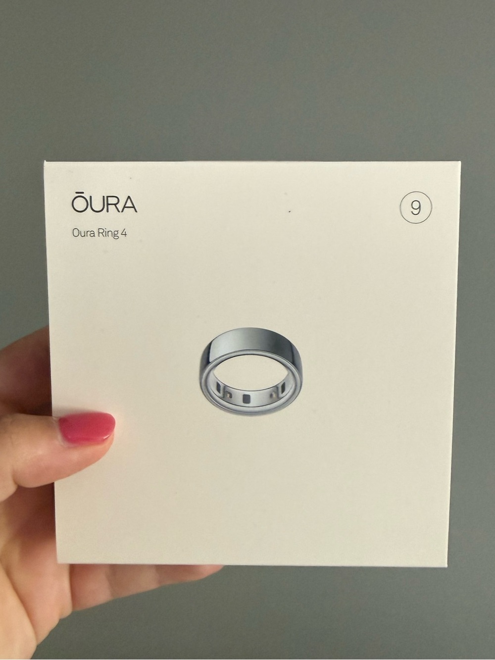 Oura ring 4 silver - new size 9